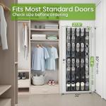 Over-the-Door Shoe Organizer with 40 Mesh Pockets