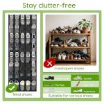 Over-the-Door Shoe Organizer with 40 Mesh Pockets