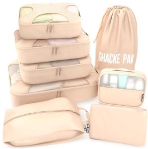 Shacke Lightweight Packing Cubes Set for Travel