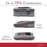 LeanTravel Compression Packing Cubes 6-Pack Set
