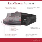 LeanTravel Compression Packing Cubes 6-Pack Set