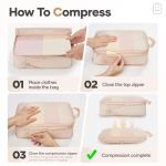 Veken Compression Packing Cubes for Travel Organization