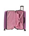 Rockland Melbourne Pink Hardside Spinner Luggage Set