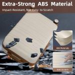 6-Piece Expandable Hardside Luggage Set - Cream White