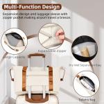 6-Piece Expandable Hardside Luggage Set - Cream White