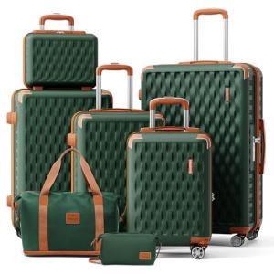 7-Piece Hard Shell Luggage Set with Duffel Bag