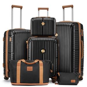 Joyway 6-Piece Hardside Luggage Set with Wheels
