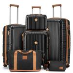Joyway 6-Piece Hardside Luggage Set with Wheels