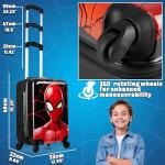 Spiderman Kids Carry-On Suitcase with Wheels 19
