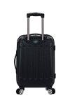 Rockland London 20-Inch Black Hardside Carry-On
