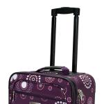 Rockland Purple Pearl Softside Luggage Set, 2-Piece