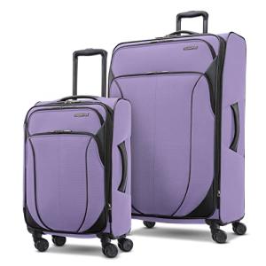 American Tourister KIX 2.0 Lavender Expandable Luggage Set