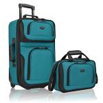 U.S. Traveler Rio Lightweight Rolling Carry-on Suitcase