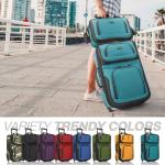 U.S. Traveler Rio Lightweight Rolling Carry-on Suitcase