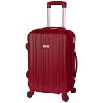 Kensie Alma 20-Inch Red Hardside Carry-On Luggage