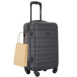kensie 22" Black Hardside Carry-On Luggage
