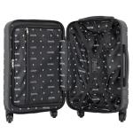 kensie 22" Black Hardside Carry-On Luggage