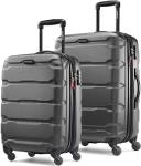 Samsonite Omni PC Black Hardside Spinner Luggage Set