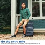 COOLIFE Teal Blue Expandable 3-Piece Luggage Set