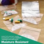 Travel Medicine Organizer Pouches - Pack of 400