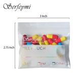 Travel Pill Organizer Bags - 540 Reusable Pouches