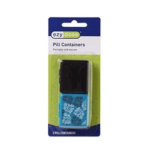 Ezy Dose Daily Travel Pill Organizer with Snap Compartments