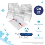 Deke Home 500 Clear Resealable Pill Bags