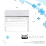 Deke Home 500 Clear Resealable Pill Bags