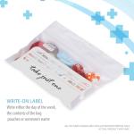 Deke Home 500 Clear Resealable Pill Bags