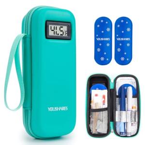Insulin Cooler Travel Case with Temperature Display