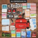 Premium Waterproof 430-Piece First Aid Kit