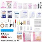 GEVOKE 500 Piece Emergency First Aid Kit
