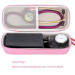 BOVKE Lightweight Travel Case for Stethoscopes - Pearl Pink