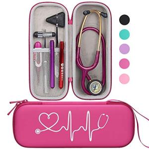 BOVKE Carrying Case for Stethoscopes - Raspberry