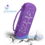 BOVKE Purple Stethoscope Case with Mesh Pocket