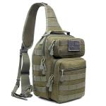 Army Green Tactical Sling Backpack for Every Adventure