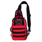 LINE2design Tactical First Aid Sling Backpack - Red