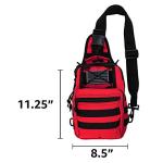 LINE2design Tactical First Aid Sling Backpack - Red