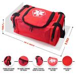 First Aid Responder Trauma Bag for Emergencies