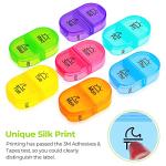 AUVON Weekly Pill Organizer with 7 Daily Cases