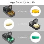 Yeloumiss Daily Pill Organizer - Pink Case