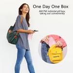 Yeloumiss Daily Pill Organizer - Pink Case