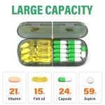 Travel-Friendly 7-Day Pill Organizer for Easy Access