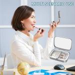 Portable 2-Compartment Pill Organizer for Travel