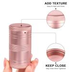 Portable Metal Pill Case for Daily Vitamins - Pink
