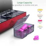 Binceen Travel Pill Organizer - 7 Day Case