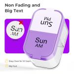 Odaro Extra Large 7-Day Pill Organizer - Purple