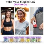 Odaro Extra Large 7-Day Pill Organizer - Purple