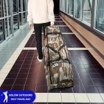 Wheeled Brown Camo Golf Travel Bag for Airlines