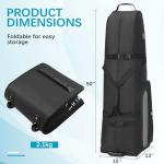 Himal Outdoors Wheeled Golf Travel Bag - Durable Design